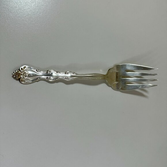Vintage INTERLUDE International SilverPlate Fork/Scalloped Spoon Serving Set - Picture 9 of 16